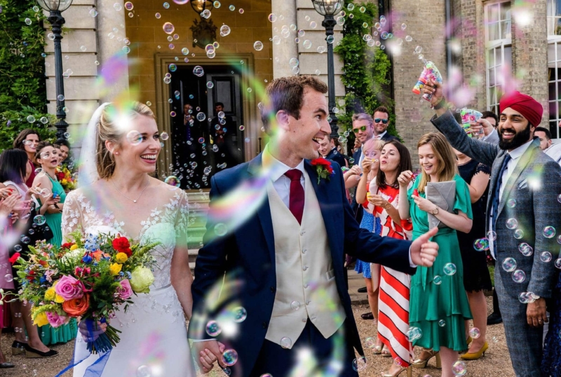 Bride and Groom at Hedsor House