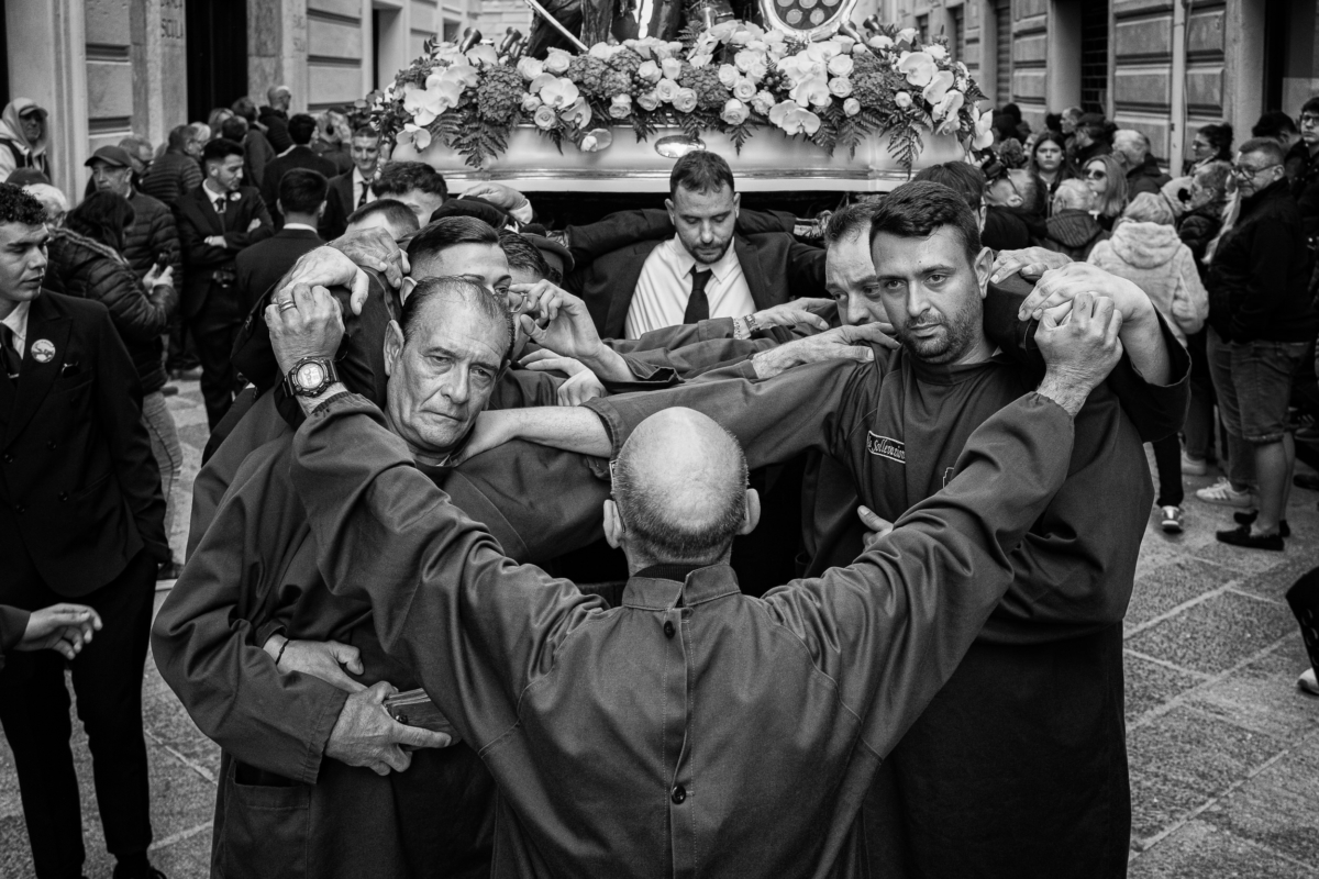 Sicily, Trapani Easter Parade 11