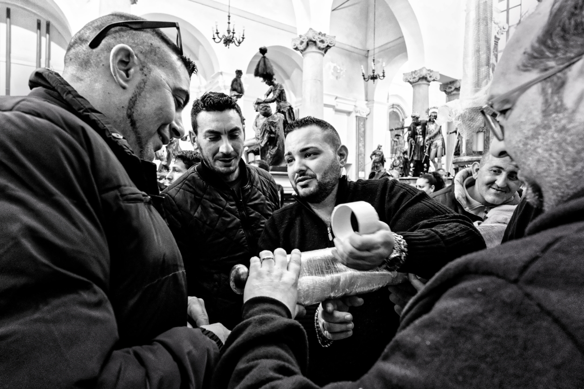 Sicily, Trapani Easter Parade 6