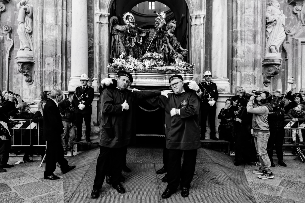 Sicily, Trapani Easter Parade 10