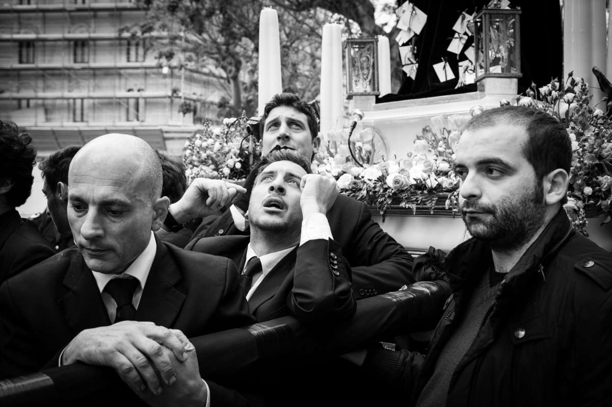 Sicily, Trapani Easter Parade 41